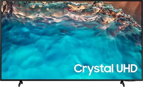 Samsung Smart TV, Crystal UHD 4K, BU8000, 85 Inch, Black, 2022, HDR 10+, Dynamic Crystal Color, Smart Hub, With 2 Speakers, LCD LED, UA85BU8000UXZN