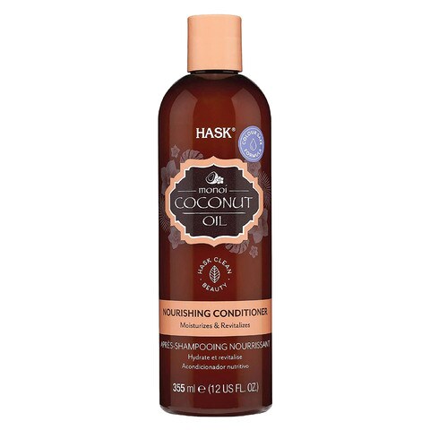 Hask Monoi Coconut Oil Nourishing Conditioner White 355ml