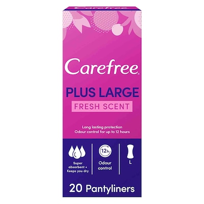 Carefree Panty Liners Cotton Feel Fresh Scented 76pcs Online at