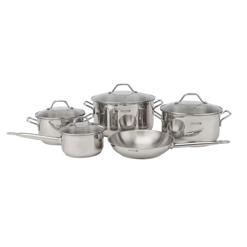 ROYALFORD STEEL INDUCTION COOKWARE SET 9PCS 