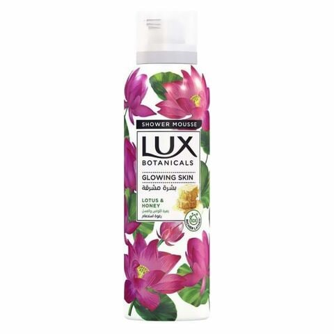 Lux Botanicals Glow Skin Lotus And Honey Shower Mousse White 200ml