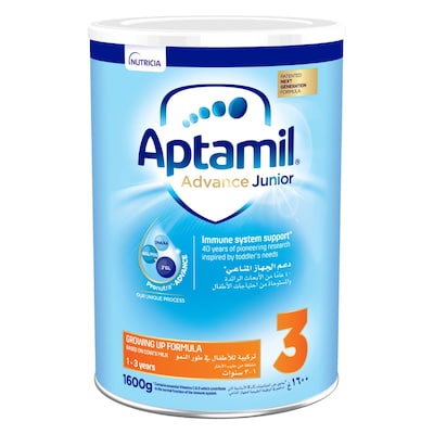 Aptamil Junior Advance (3) Pack Of Two 2 X 900 Gm