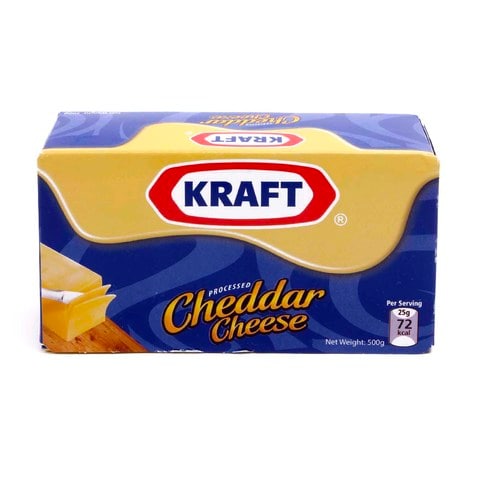 Kraft Block Cheddar Cheese 500g