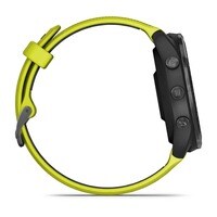Garmin Forerunner 965 Premium GPS Running And Triathlon Smartwatch, Carbon Grey DLC Titanium Bezel With Black Case And AMP Yellow/Black Silicone Band, 010-02809-12