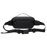 Arctic Hunter Cross Body Travel Sling Bag Water Resistant Anti Theft Tough Men Series Unisex Messager Shoulder bag Y00020 Black