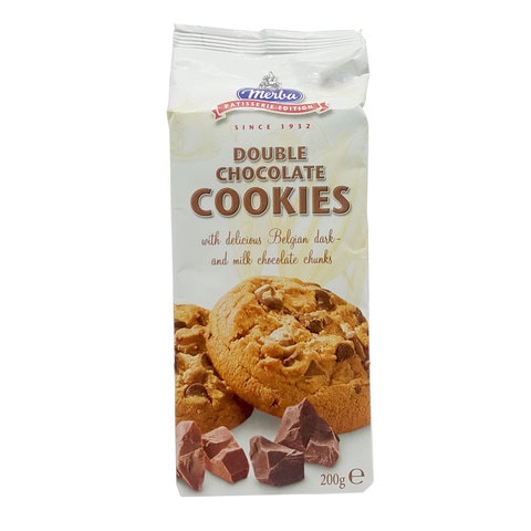 Merba Double Chocolate Cookies 200g