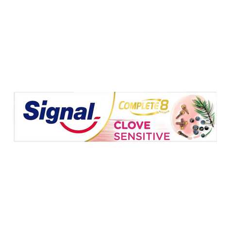Signal Complete 8 Clove Sensitive Toothpaste White 75ml