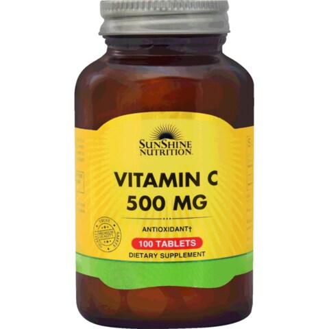 Sunshine Nutrition Vitamin C 500 Mg 100 Tablets