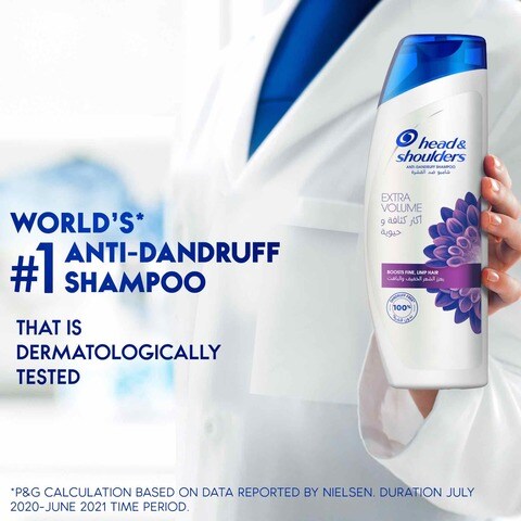 Head &amp; Shoulders Extra Volume Anti-Dandruff Shampoo for Fine and Limp Hair 600ml