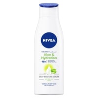 NIVEA Body Lotion Moisturizer for Normal to Dry Skin 48h Moisture Care Soothing Aloe Vera Hydration 250ml Pack of 2