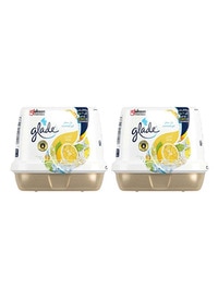 Glade Multi-Purpose Fragrance Scented Gel Lemon 180g Pack of 2 Assorted