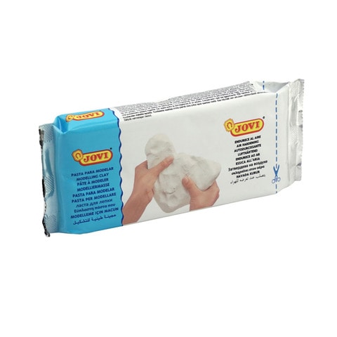 Buy Jovi Air Dry Modelling Clay White 250g Online - Shop Toys