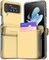 VRS Design Terra Guard Modern GO, Hinge Protection, Designed For Samsung Galaxy Z Flip 4 Case Cover Wallet With 2 Card Holder Slot - Lemonade