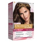 Buy LOreal Paris Excellence Creme Triple Care Permanent Hair Colour 5.1 Profound Light Brown in UAE