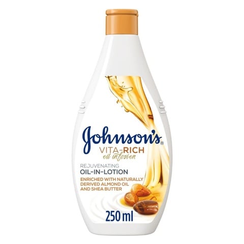 Johnson&#39;s Vita-Rich Oil Infusion Rejuvenating Oil-In-Lotion White 250ml