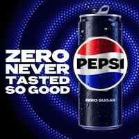 Pepsi Zero Cola Beverage Cans 330ml Pack of 6