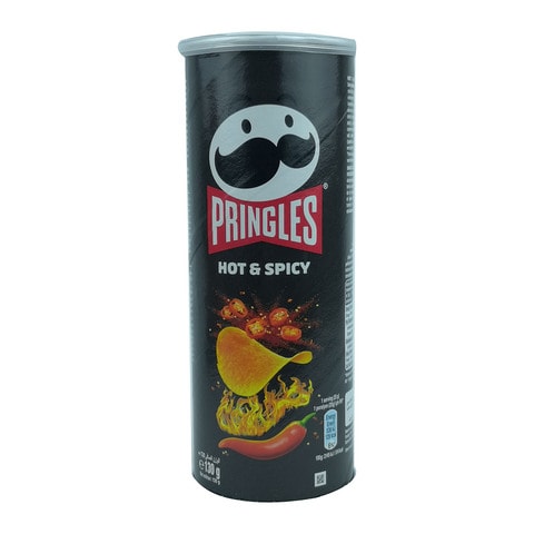 Pringels Potato Hot and Spicy Potato Chips - 130 gm