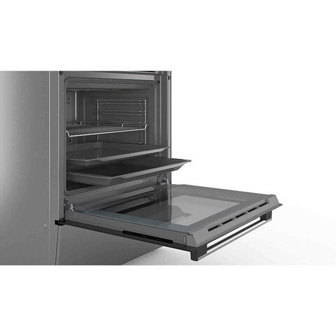 Buy Bosch Serie Gas Cooker Hxq38ae50m Silver Black Online Shop Electronics Appliances On Carrefour Uae