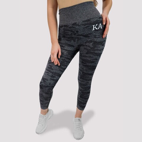 Buy Kidwala Seamless Camo Leggings - High Waisted Workout Gym Yoga  Camouflage Pants for Women (Small, Black & Grey) Online - Shop on Carrefour  UAE