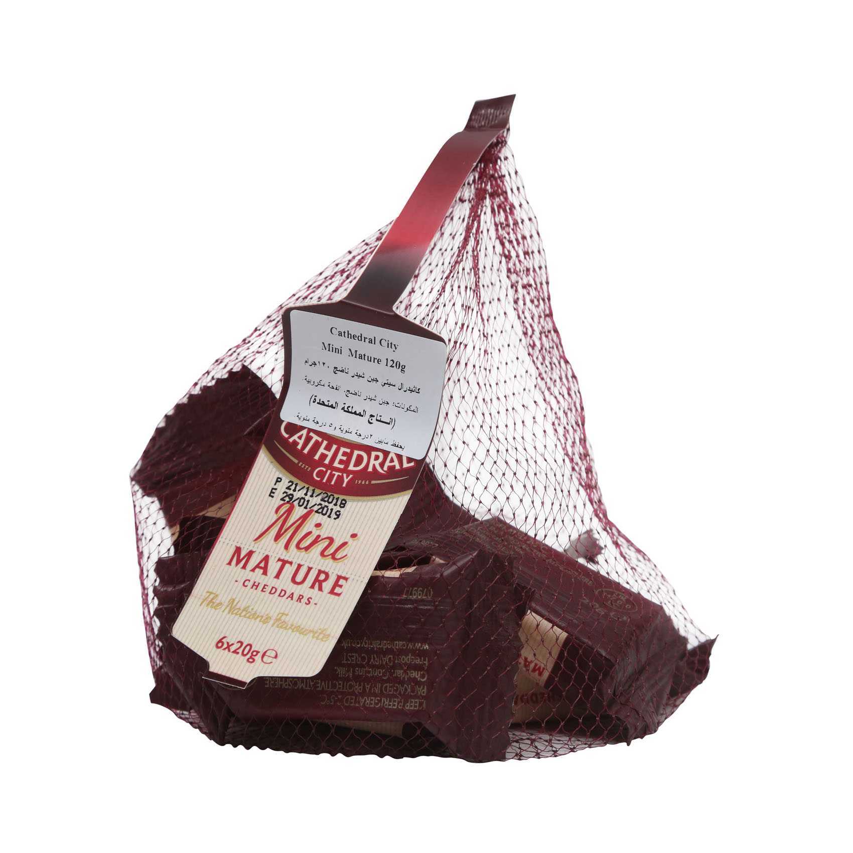 Buy Cathedral City Mini Mature Cheddar Cheese 20gx6