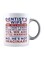 muGGyz Airplane Addict Printed Mug White/Black 9.5x8x8centimeter