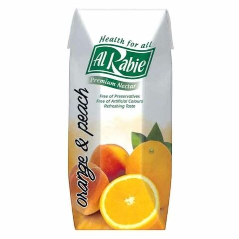 Al Rabie Orange And Peach Premium Drink 330ml