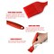 Decdeal - Silicone Oil Brush Basting BBQ Pastry Oil Brush Turkey Baster Barbecue Utensil for Grilling Marinating Desserts Baking