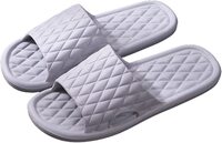 SKY-TOUCH Ultra-light,Super Durable and Waterproof Non-Slip Slippers for Women Men Light Weight Flat Sandals, Shower Sandals Soft for Indoor Home Garden Bathroom Pool Size 40-41 Gray