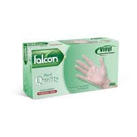 Falcon Powder Free Vinyl Gloves Small White 100 PCS