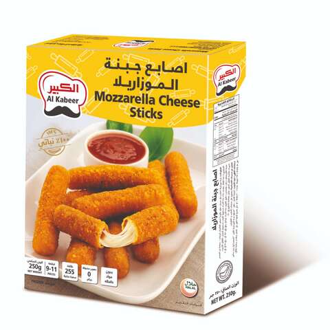 Al Kabeer Mozzarella Cheese Sticks 250g