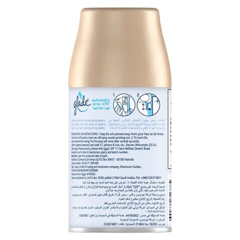 Glade Automatic Spray Refill Clean Linen Air Freshener 269ml