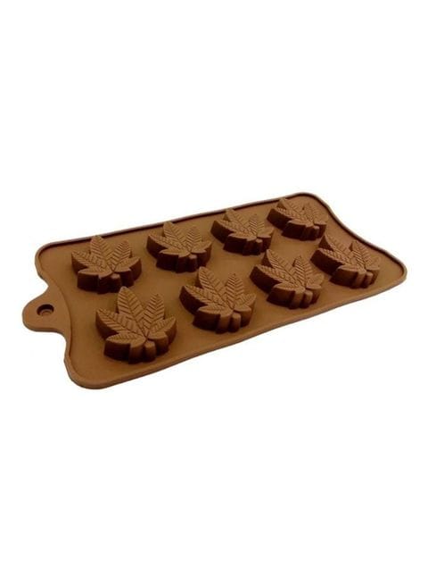 Liying Multipurpose Silicone Baking Mould Brown 10x22x1centimeter