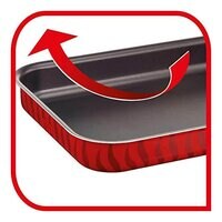 Tefal Tempo Flame Rectangular Oven Dish Red 29+31+37cm 3 PCS