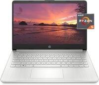 HP 14 Laptop, AMD Ryzen 5 5500U, 8 GB RAM, 256 GB SSD Storage, 14-Inch Full HD Display, Windows 11 Home, Thin &amp; Portable, Micro-Edge &amp; Anti-Glare Screen, Long Battery Life (14-fq1025nr, 2021)