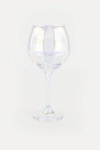 Dwell Studio Rainbow Wine Glass 18 Oz Clear