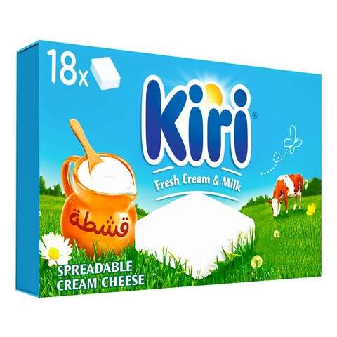 Kiri Spreadable Cream Cheese Squares 324g