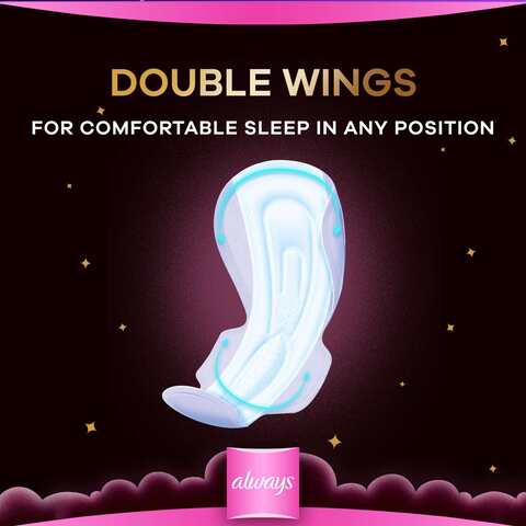 Always DreamZzz All-Night Maxi Thick Extra Long Sanitary Pads 16 pk