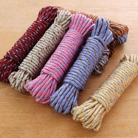 Buy Lavish Rope For Camping Heavy Duty Punch Free Clothesline 5 Pcs  Assorted 10Mt Online - Shop Cleaning & Household on Carrefour UAE