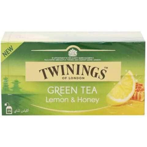 Twinings Lemon And Honey Green 25 Tea Bags