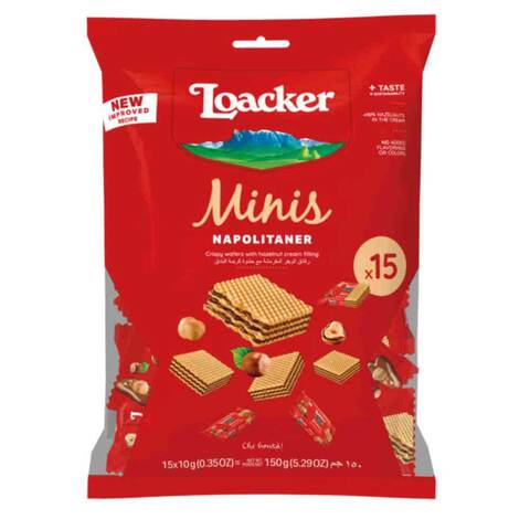 Loacker Minis Napolitaner Chocolate Wafers 150g