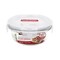 Lock &amp; Lock Euro Bakeware Glass Round Food Container 130ml