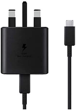 Samsung UK Travel Adaptor (45W With USB Type C Cable) Black, Ep-Ta845Xbeggb