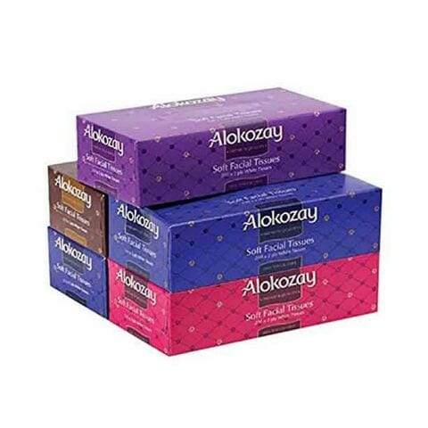 Alokozay Soft Facial Tissue 200 countx5