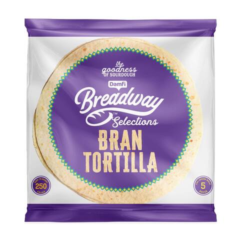 Buy Breadway Bran Brown Tortilla - 240 gram - 5 Pieces Online - Shop ...