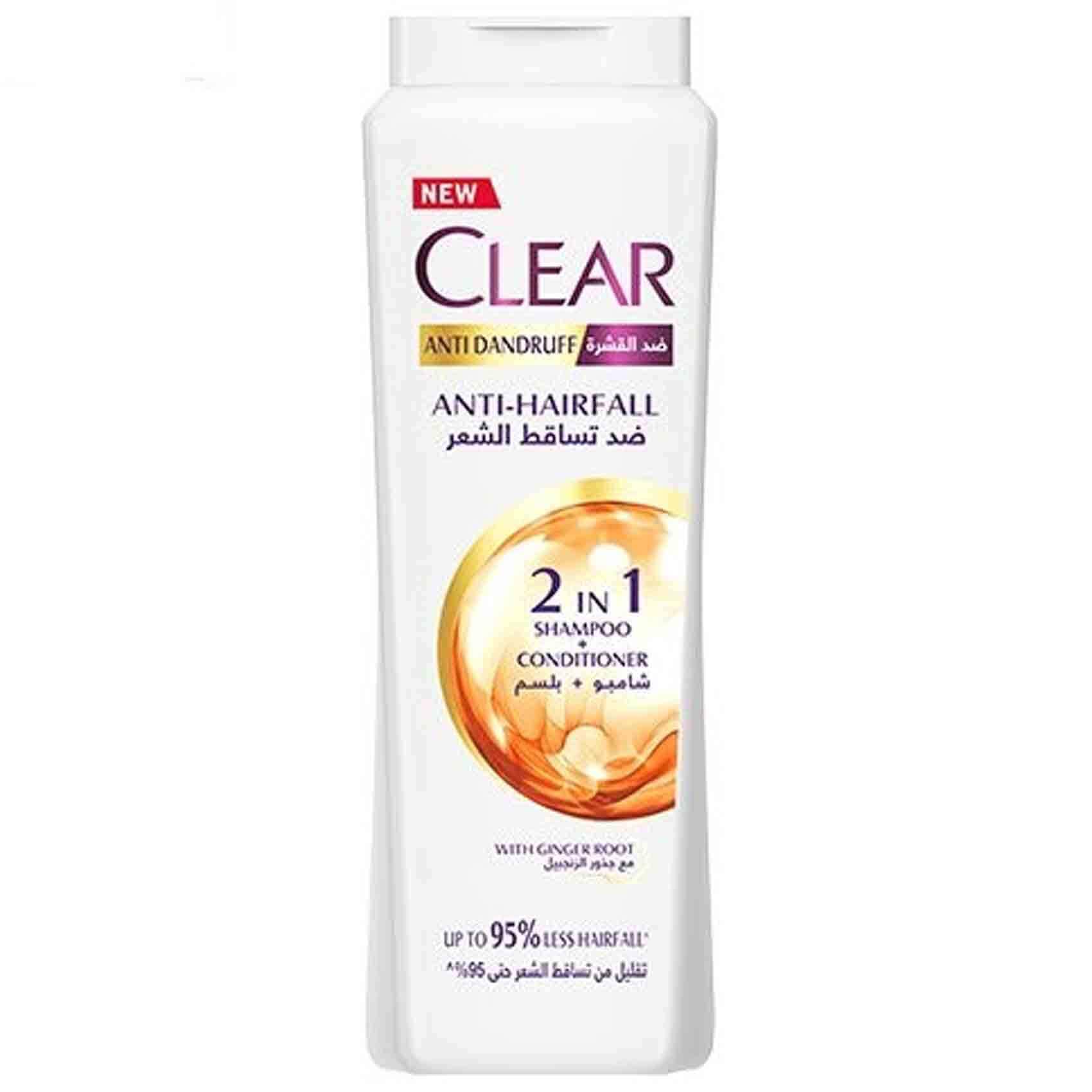 Buy Clear Shampoo Anti Dandruff 2 In 1 Anti Hair Hair 600 Ml Online - Shop  Beauty & Personal Care on Carrefour Jordan
