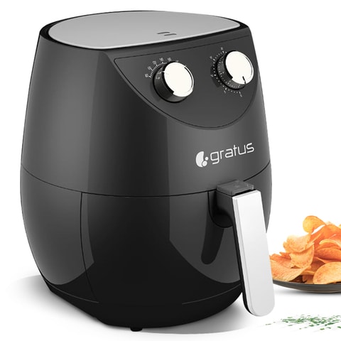 Gratus Air Fryer , The healthy Airfyer which leads you to Oil free ,Low fat cooking. 3.5L Capacity,2 Year Warranty, Overheating Protection Function Inbuilt , 1800 W
