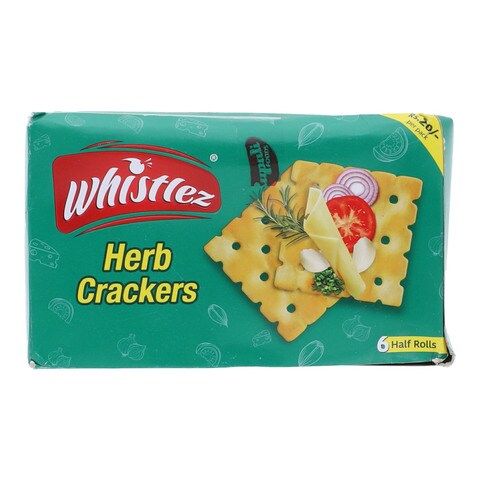 Whistlez Herb Crackers 6 Half Rolls