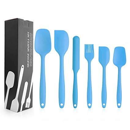 Silicone Utensil Mixing Spoon Non-Scratch Spatula Cooking Baking Heat Resi U,fr 