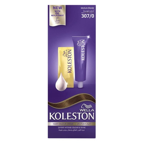 Wella Koleston Hair Colour Creme 307/0 Medium Blonde 100ml