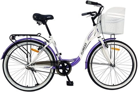 Mogoo Floress 26 Inch Bicycle Single Speed (Purple)